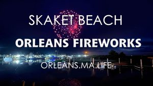 Orleans Fireworks over Rock Harbor