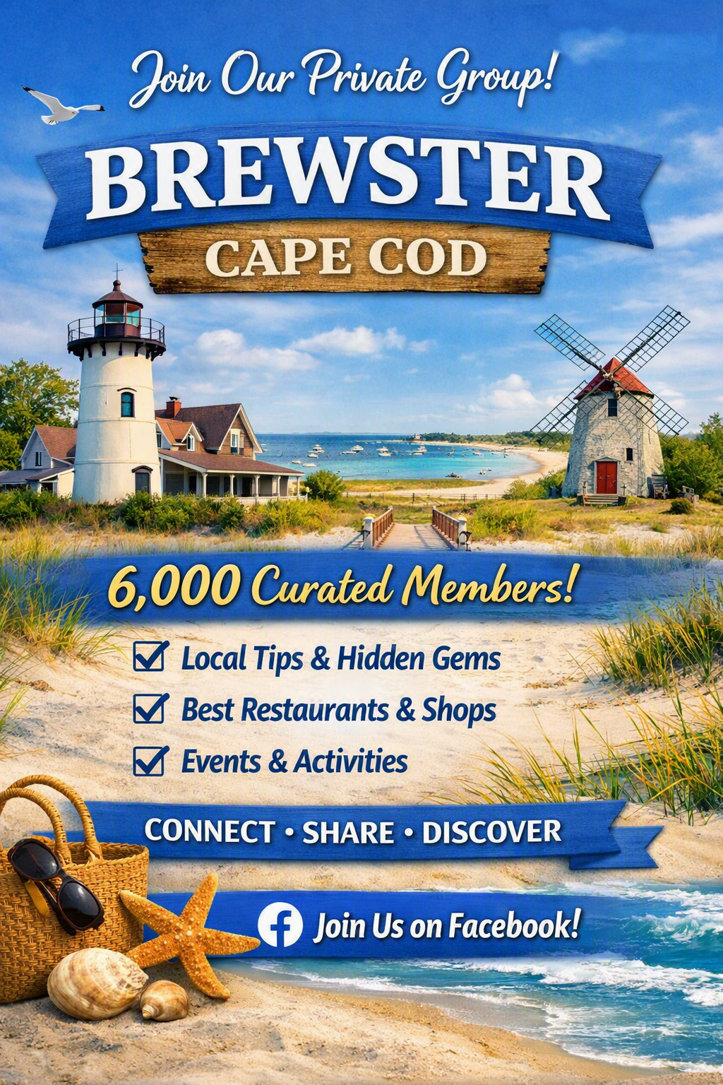 Follow Brewster Cape Cod on Facebook